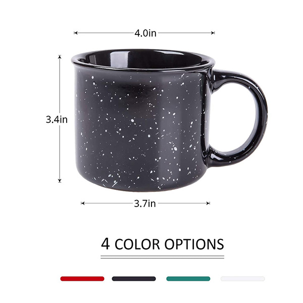 14 ounces Ceramic Speckled Campfire coffee Mug