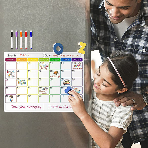 Magnetic Calendar for Refrigerator