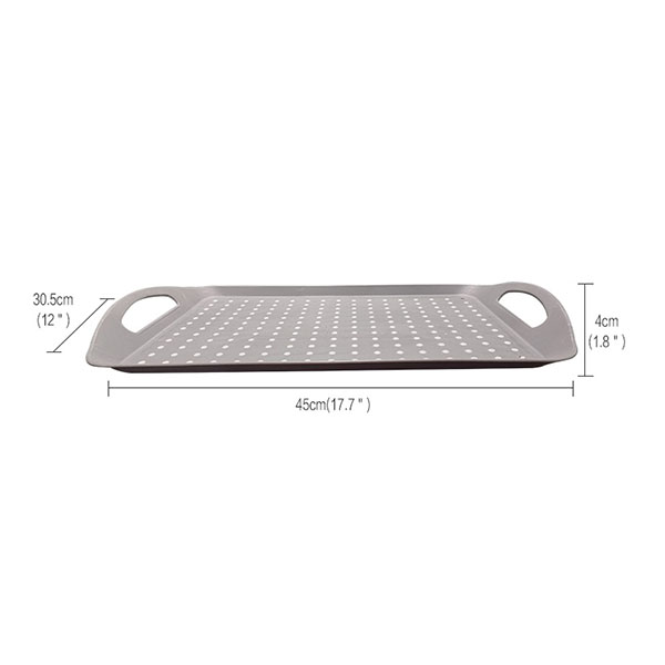 Non-slip serving tray