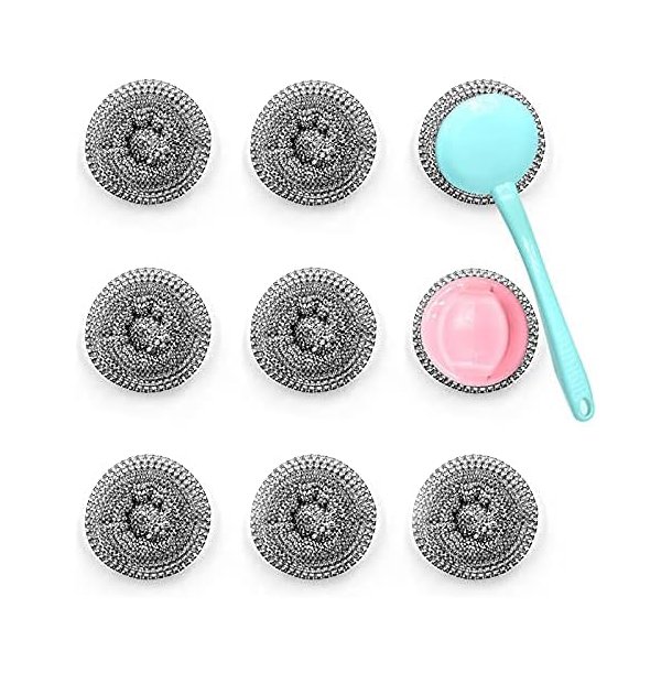 Stainless Steel Sponges, Scrubbing Scouring Pad, Steel Wool 