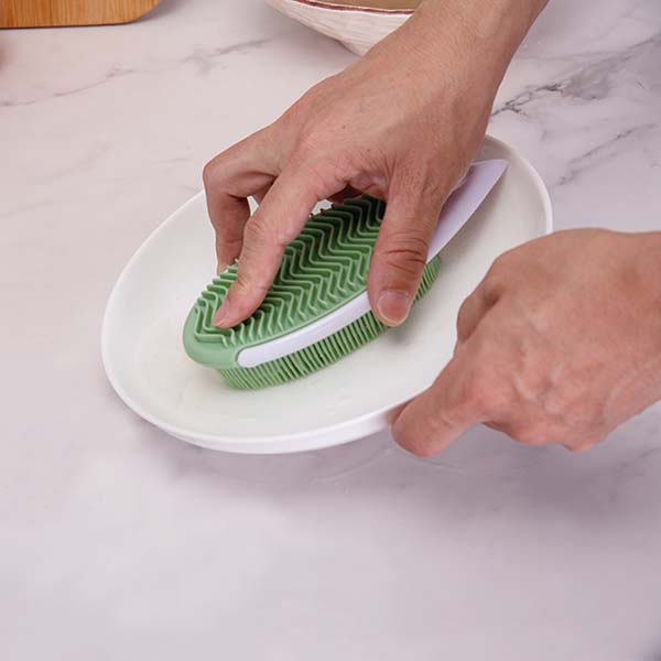 Double-sided Silicone scrubbing brush
