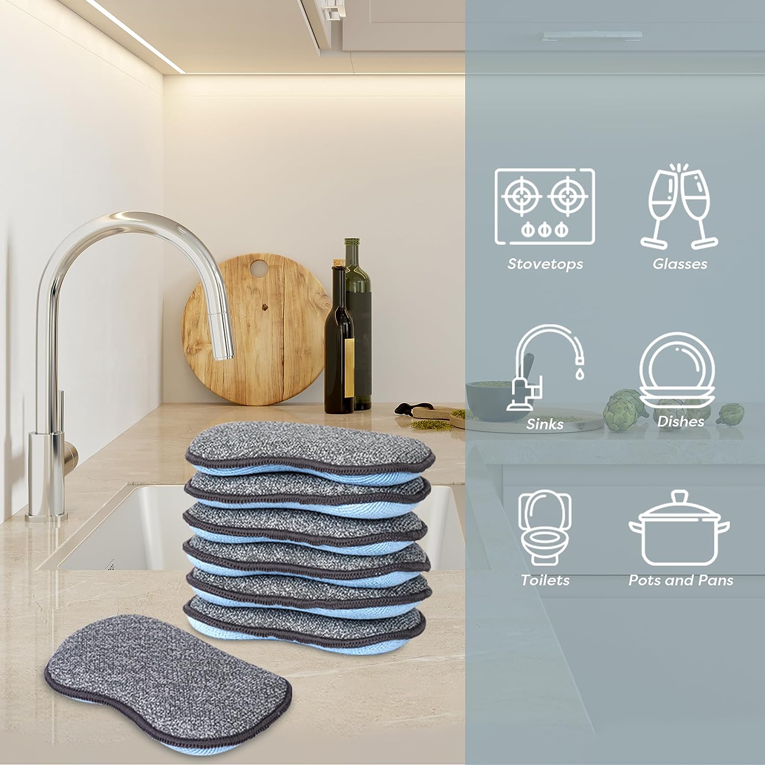 Multi-Purpose Sponges Kitchen