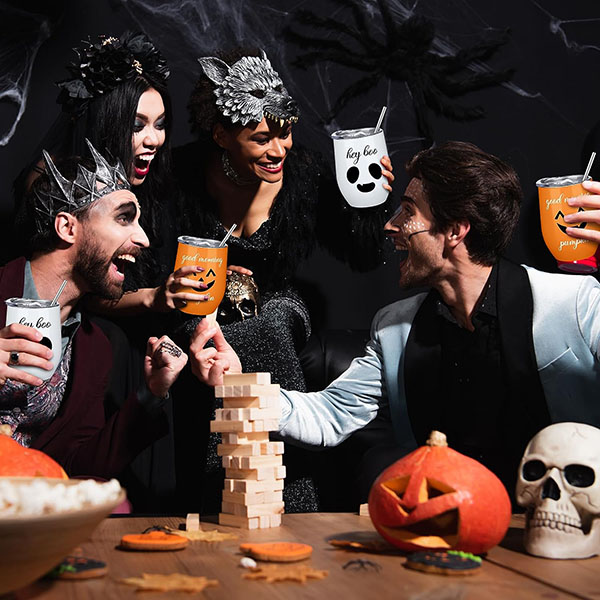 Halloween Insulated Wine Tumbler