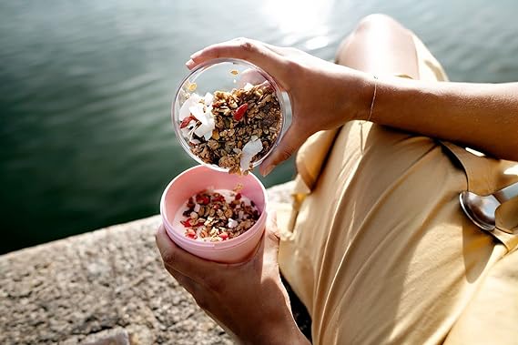 Fruit and Veggie Snack Pot with Airtight Lid