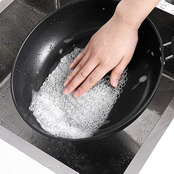 Stainless Steel Cast Iron Skillet Cleaner