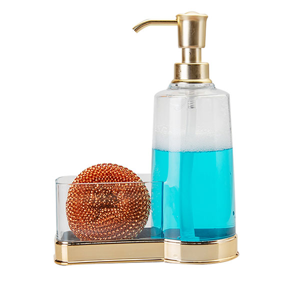 Hand soap dispenser with Sponge organizer