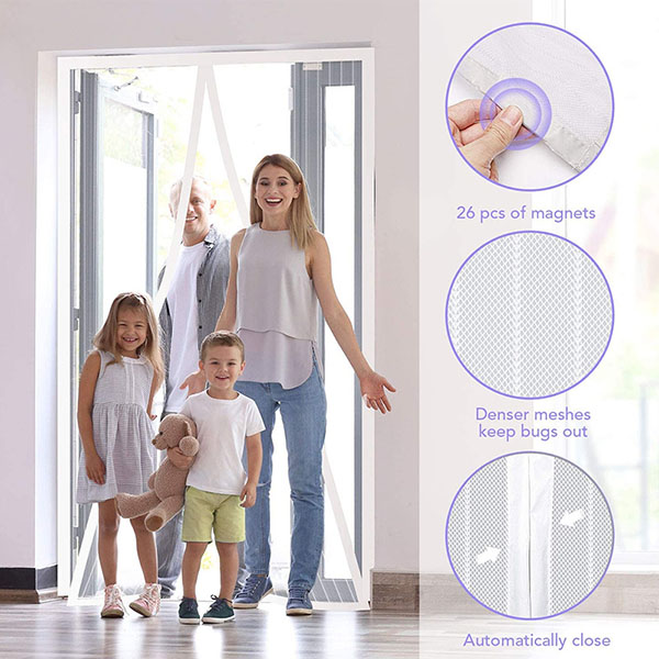 Magnetic Door Mesh Screen