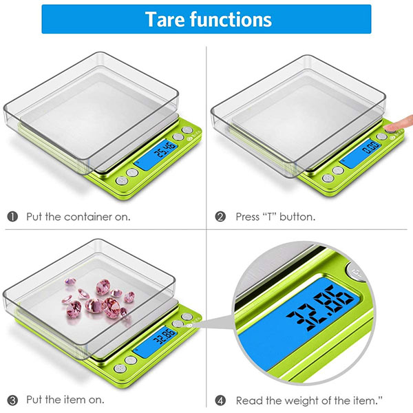 Mini Pocket Jewelry Scale with tray