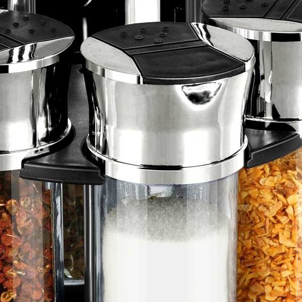 6 piece Revolving Spice Rack