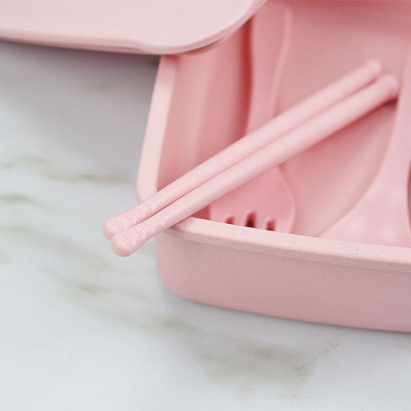  Bamboo Fiber Bento Lunch Box