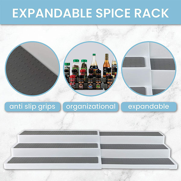 Expandable 3-Tier Spice Rack 