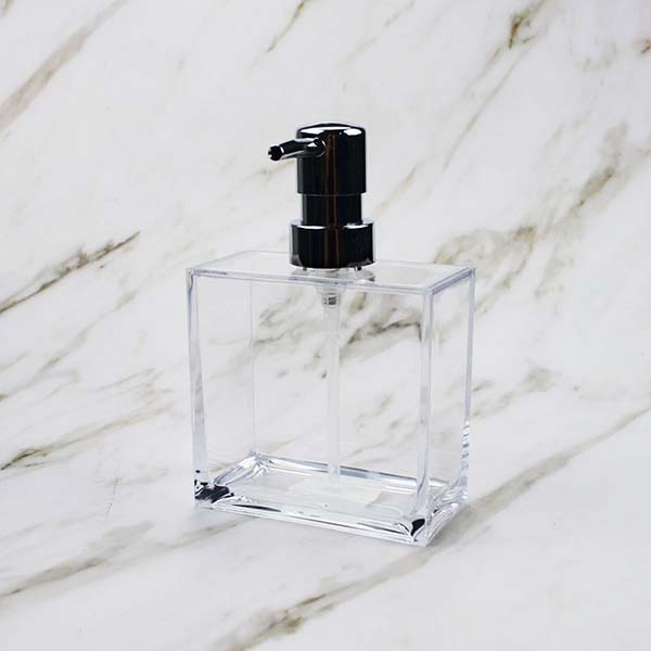 Square Acrylic Pump Dispenser soap dispenser