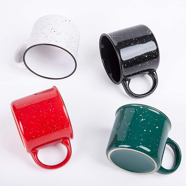 14 ounces Ceramic Speckled Campfire coffee Mug
