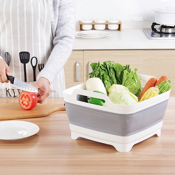 Dish Tub Foldable Food Strainers