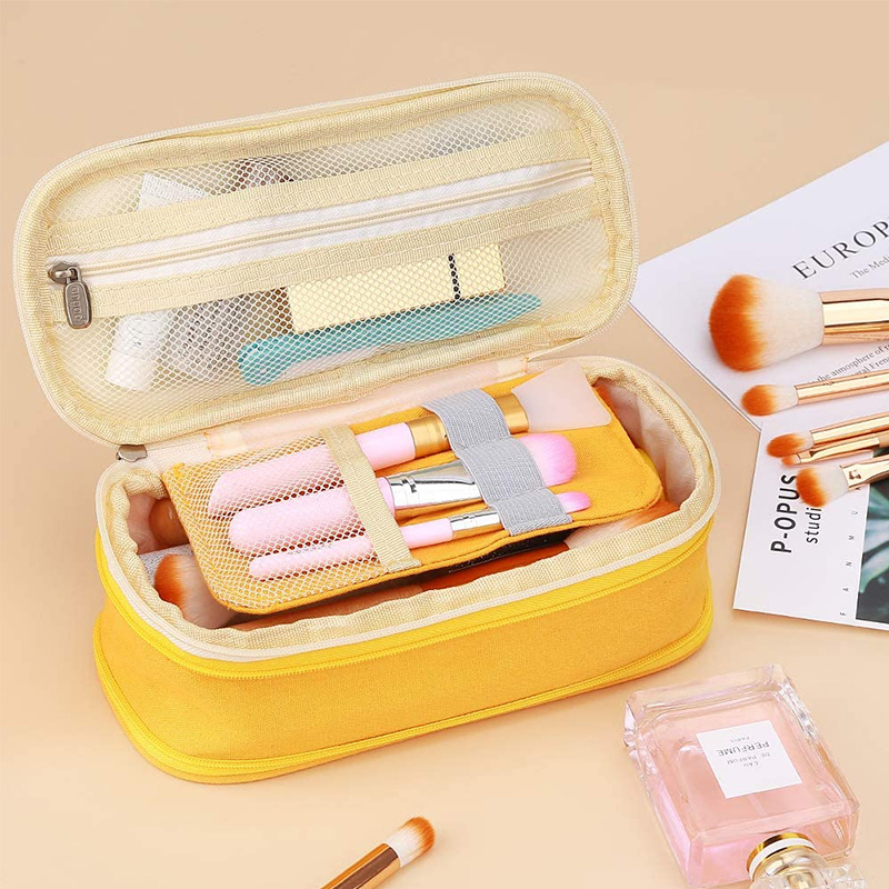 Canvas series large capacity stationery pen case