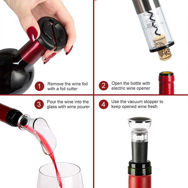 electric wine set