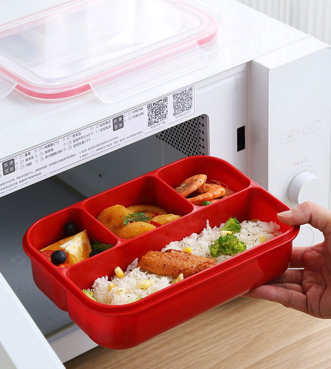 Leak-Proof Lunch Box with Cutlery