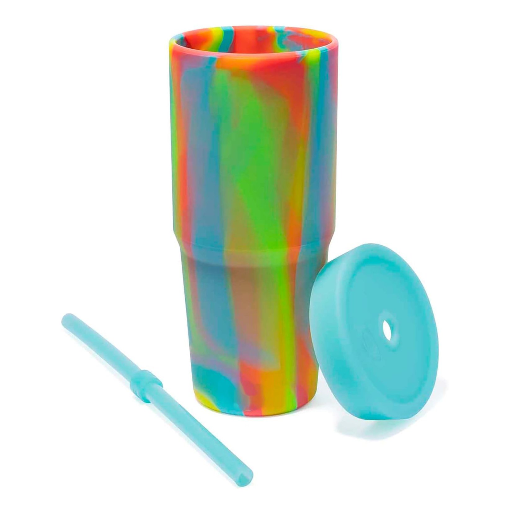 32oz Silicone  Straw Tumbler