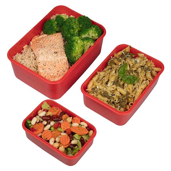 Microwave Food Storage Containers- Set of 3