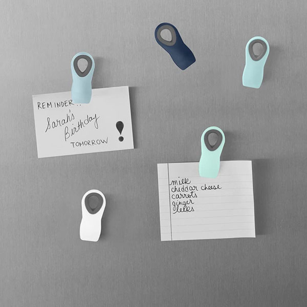 Magnetic bag clips