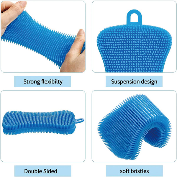 Silicone Scrubbing Sponge 