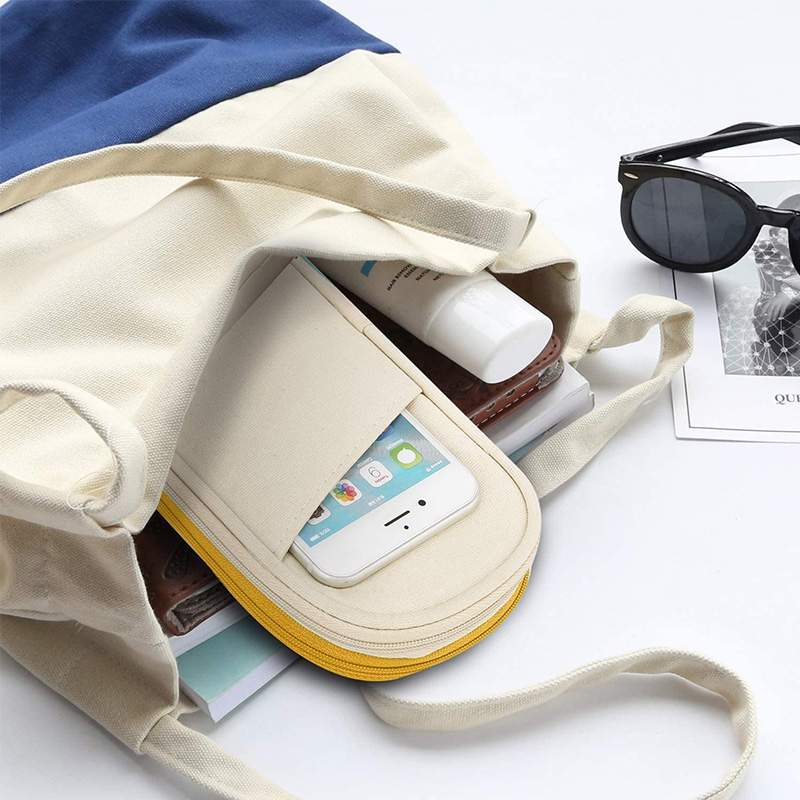 Canvas series large capacity stationery pen case