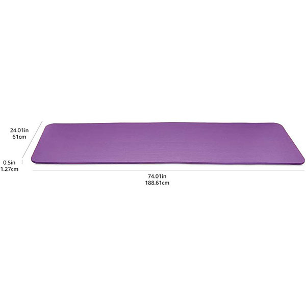 Basics 1/2-Inch Extra Thick Exercise Yoga Mat