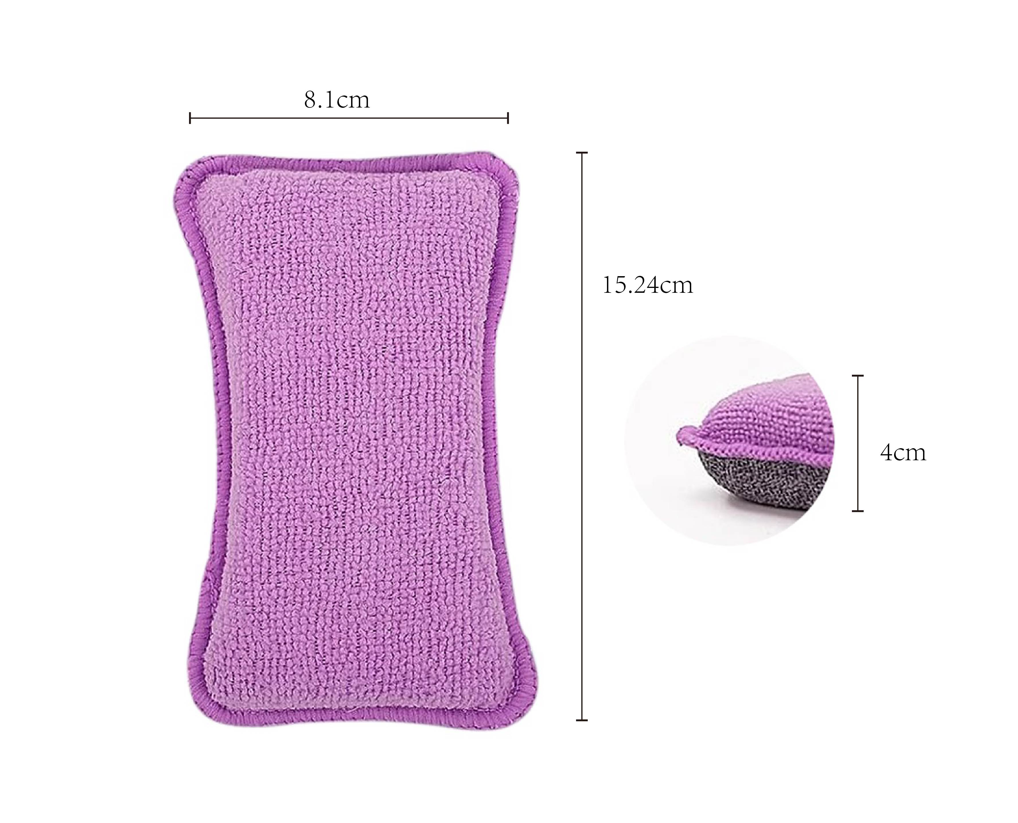 Microfiber Scrubber Sponge, Non-Scratch Kitchen Scrubbies