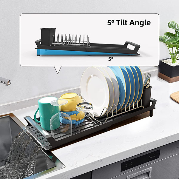 Expandable Dish Drainer Rack