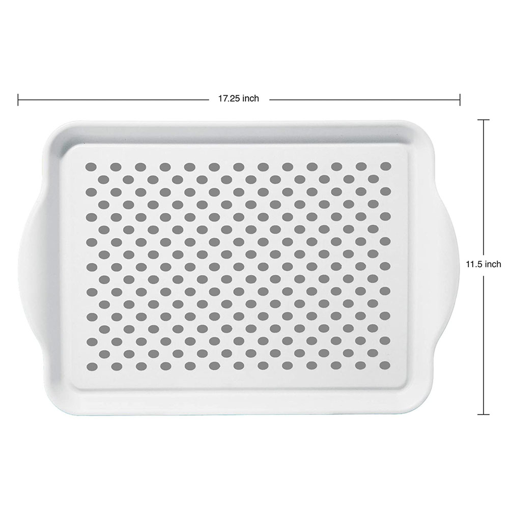 Plastic non-slip tray