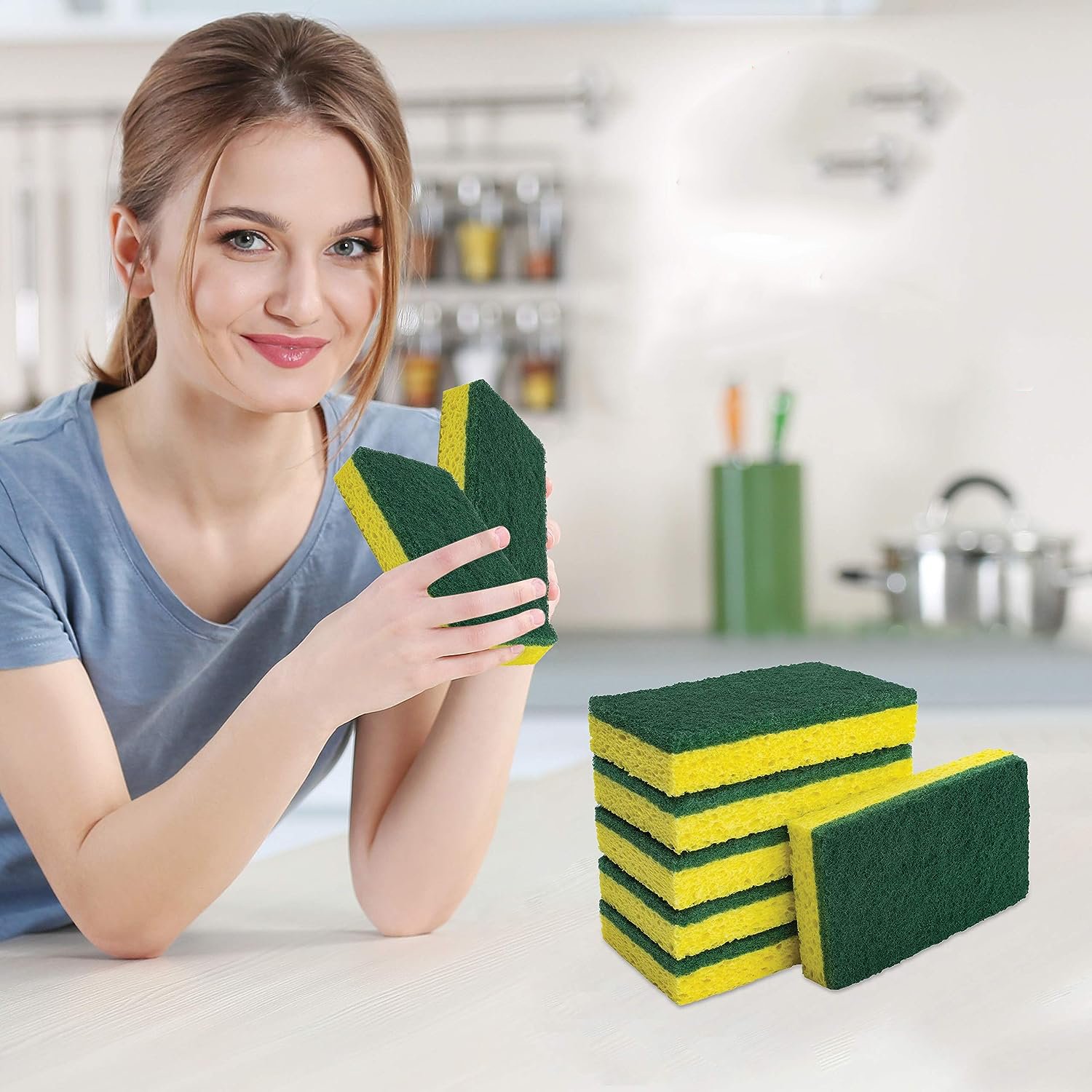 Heavy Duty Scrub Sponges - Dishwashing Sponge