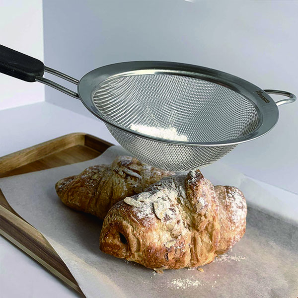Set of 3 Stainless Steel Fine Mesh Strainers