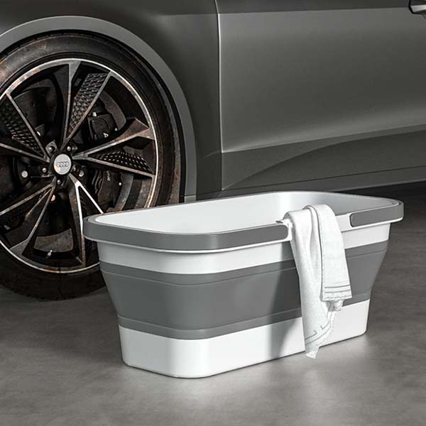 foldable mop bucket with wheels