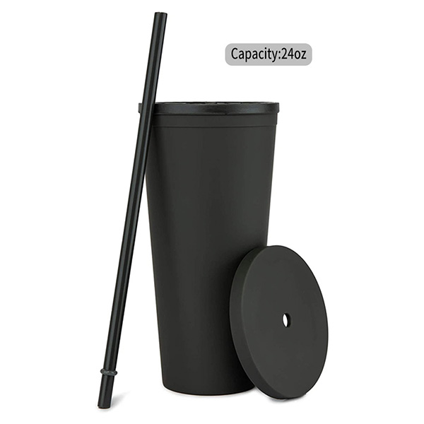 Double Wall Matte Plastic Bulk Tumblers 