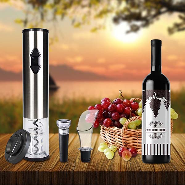 electric wine set