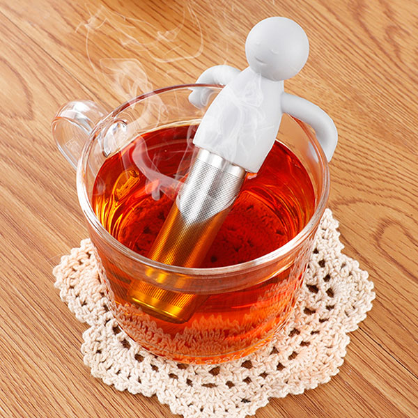 man shape tea filer