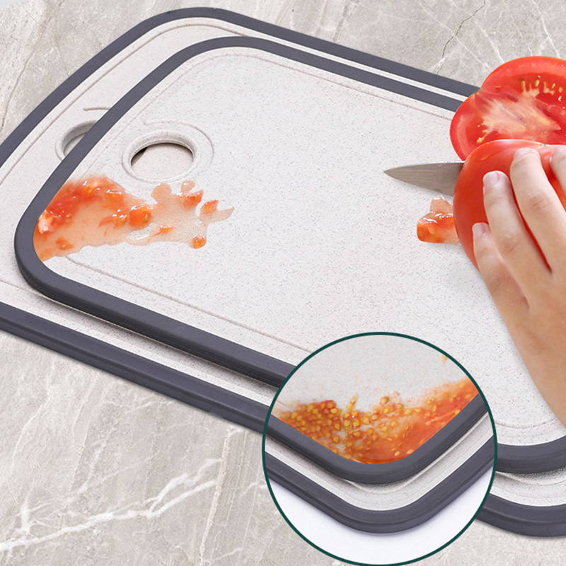 Fruit cutting board with wheat
