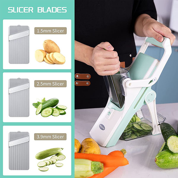 Adjustable Thickness Mandoline Vegetable Cutter