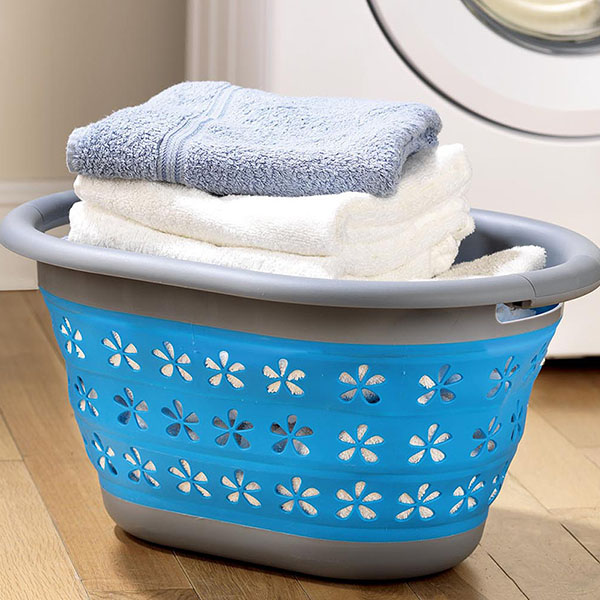 Collapsible Silicone Laundry Basket