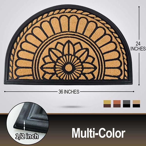 Half Round rubber Door Mat