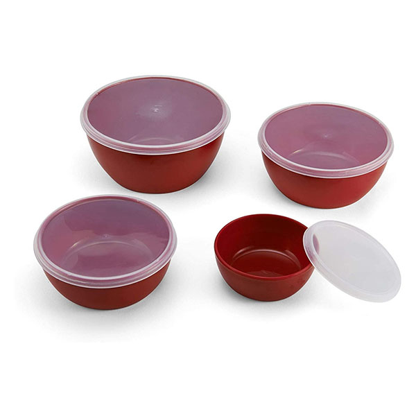 Plastic food storage prep bowls 