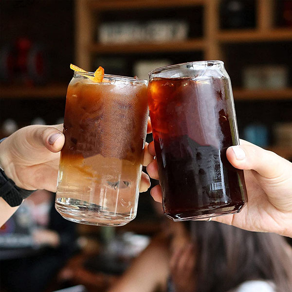 Can Shaped Glass Cups