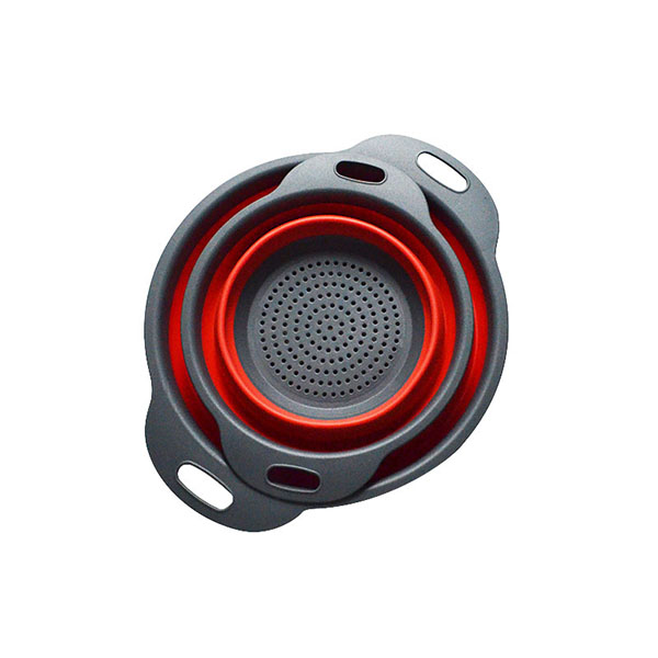Round collapsible Colander Set Washing Strainer