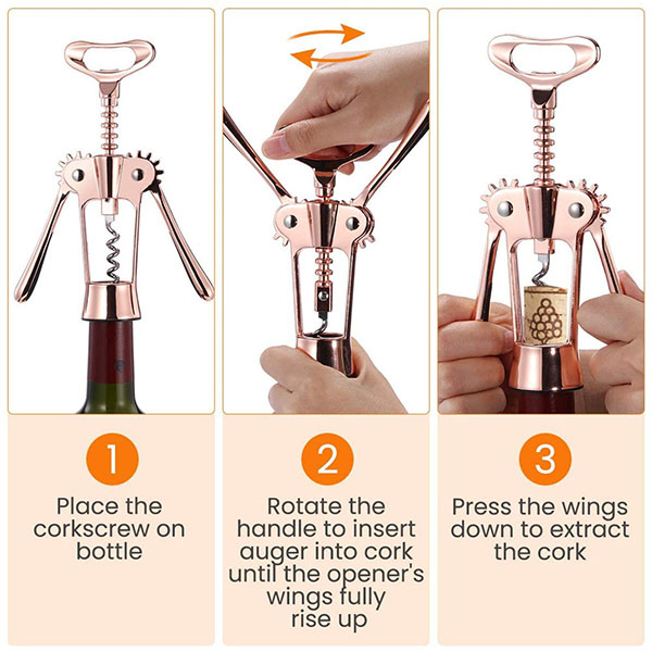 Corkscrew Wine Bottle Opener 
