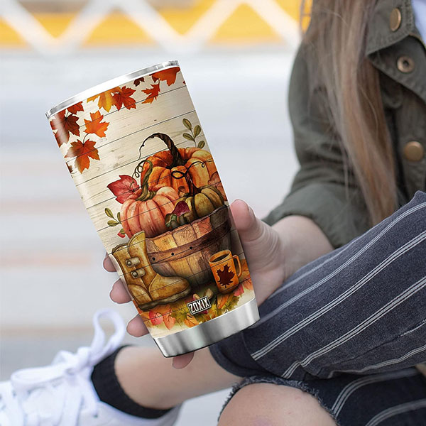 Pumpkin Halloween Tumbler Cup