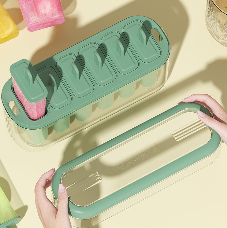 Ice lolly with carry box