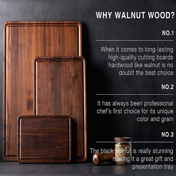  Large Walnut Wood Cutting Board