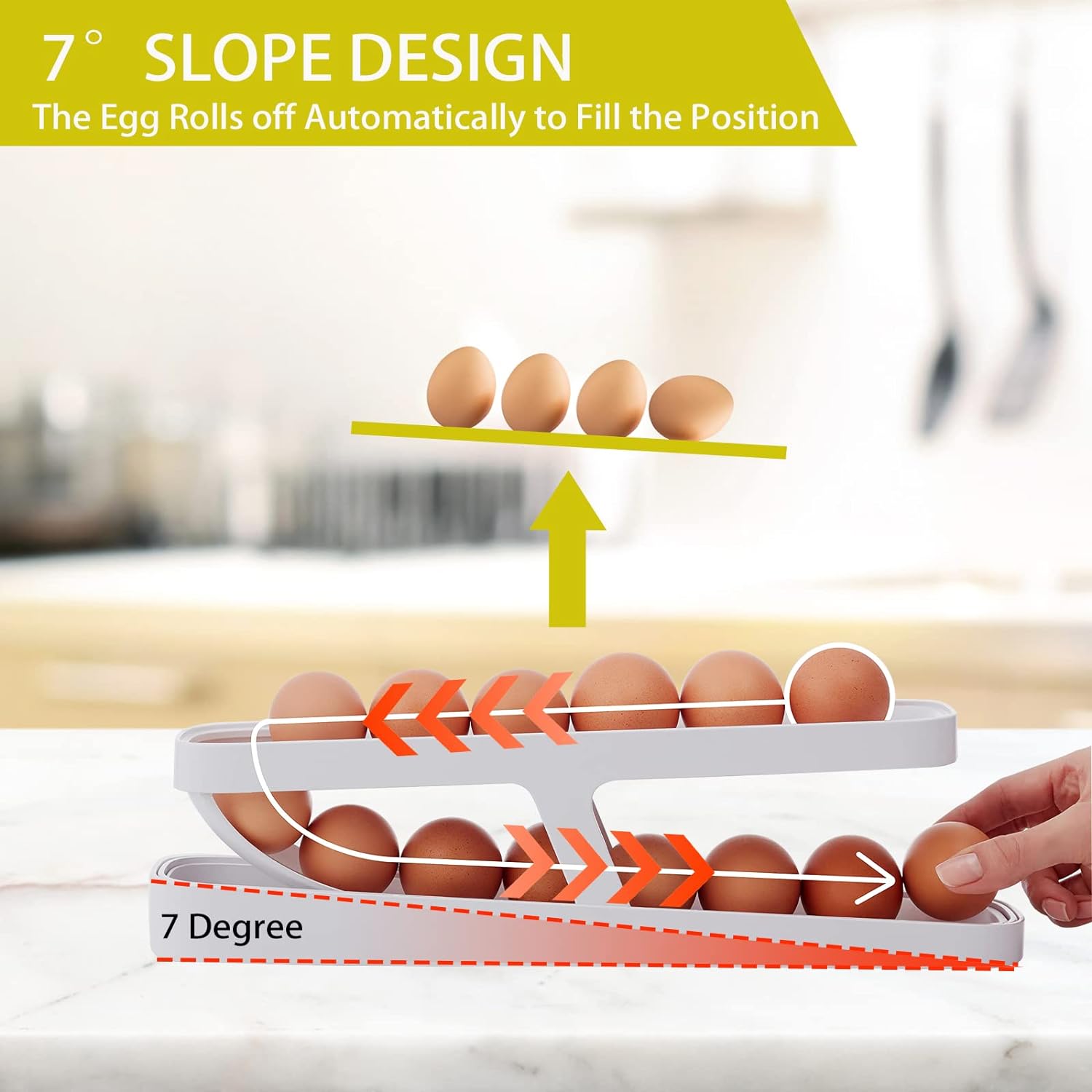 Egg Holder Refrigerator Organiser