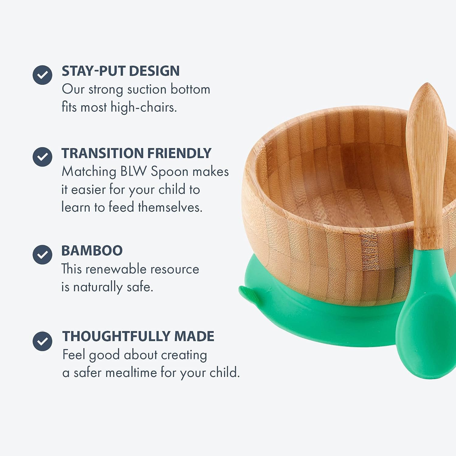 bamboo Baby Bowls with Suction