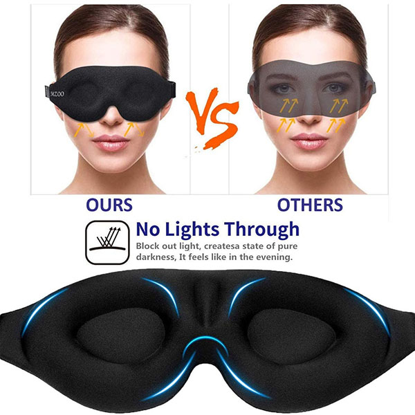3D Contoured Cup Sleeping Eye Mask